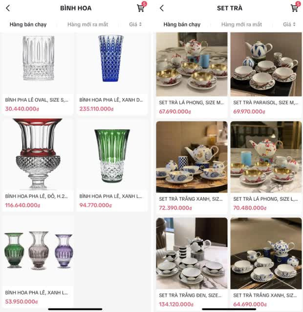 Những sản phẩm trê shop online của Thái Công gây choáng với mức giá 'trên trời'