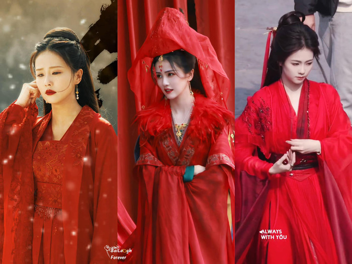 Hình ảnh Bạch lộc mặc y phục đỏ khiến người hâm mộ dự đoán phim sẽ có cái kết buồn.&nbsp;