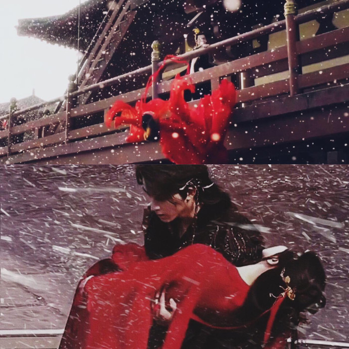 Hình ảnh trong phim mới của Bạch Lộc bị so sánh với cảnh nhảy thành của nhân vật Thời Nghi trong Châu Sinh Như Cố. 