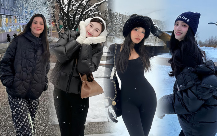 Thời trang ngày tuyết của các nàng hậu: Đỗ Hà 'kín mít', Thảo Nhi - Thanh Huyền lạnh thấu xương Ảnh 2