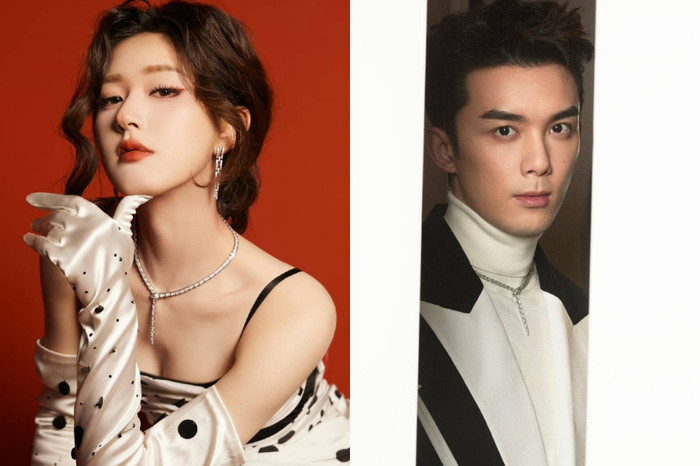 Triệu Lộ Tư và Ngô Lỗi được bắt gặp đeo cùng một kiểu vòng cổ.&nbsp;