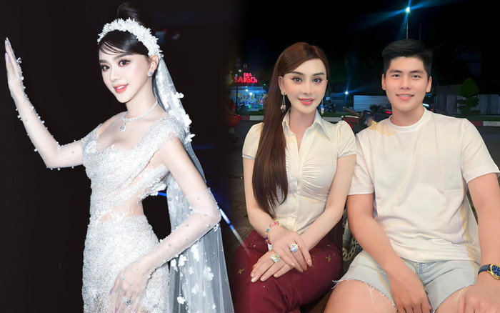 Lâm Khánh Chi diện váy cưới, ẩn ý lên xe hoa với trợ lý kém 21 tuổi? Ảnh 2