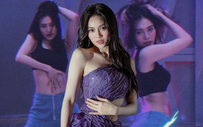 Ninh Dương Lan Ngọc khoe múi bụng, phô diễn vũ đạo trong phòng tập: Điểm số tự chấm liệu có hợp lý? Ảnh 2