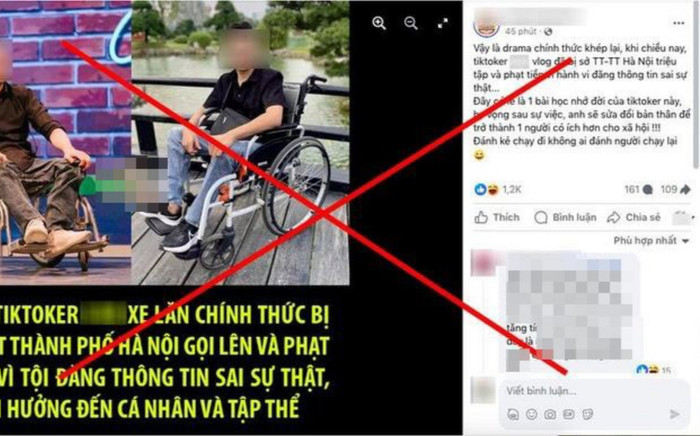 Thực hư việc Tiktoker bị phạt 7,5 triệu đồng do bài đăng 'bị đuổi khỏi quán vì ngồi xe lăn' Ảnh 2