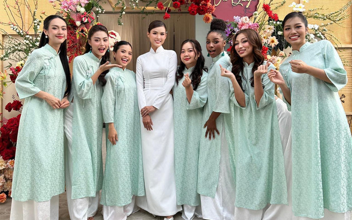 Top 5 Hoa hậu Hoàn vũ Việt Nam 2023 Cao Thiên Trang bất ngờ làm lễ ăn hỏi sáng nay Ảnh 2