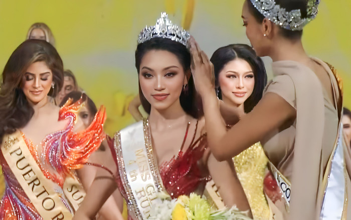 Trả lời ứng xử ấp úng, Đoàn Thu Thủy vẫn đạt Á hậu 4 Hoa hậu Toàn cầu 2023 Ảnh 2