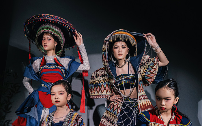 Độc đáo những thiết kế thời trang 'À Lôi Nỏ' lấy cảm hứng từ núi rừng Tây Bắc Ảnh 2