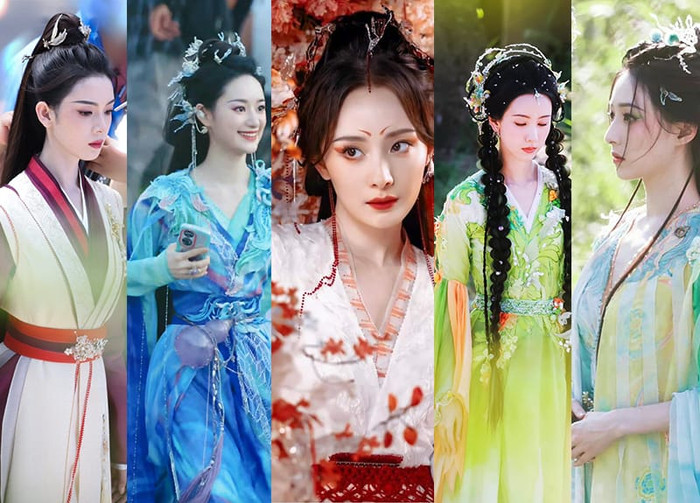 Dàn cast đẹp như mơ của Hồ Yêu Tiểu Hồng Nương phần Nguyệt Hồng.