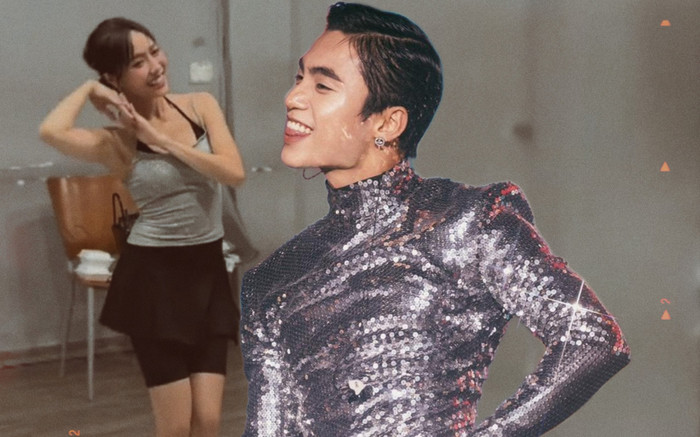 Diệu Nhi nhảy nhạc MONO trong phòng tập, tiết lộ cách xưng hô khiến khán giả bất ngờ Ảnh 2