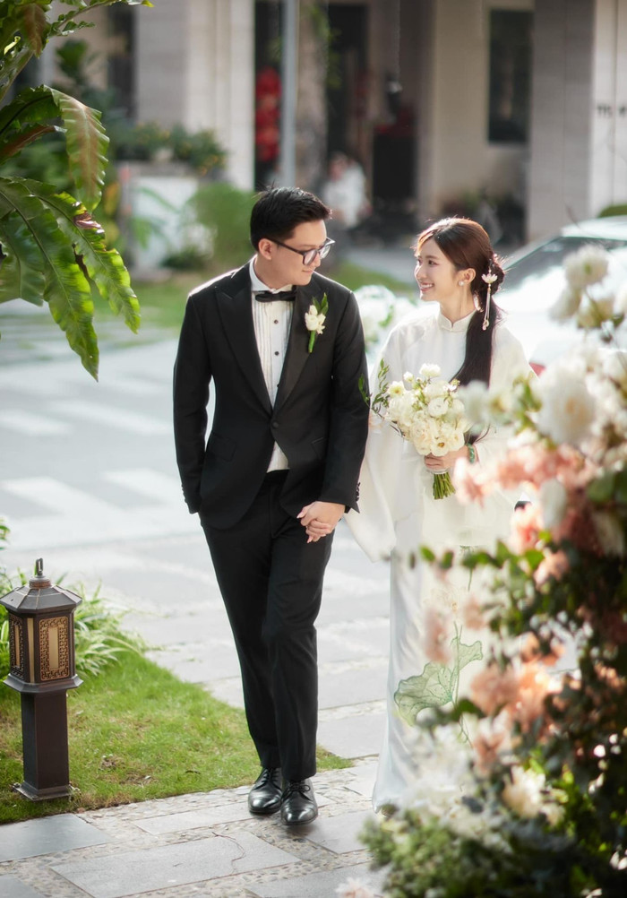 Hình ảnh trong lễ đón dâu sáng 20/1.