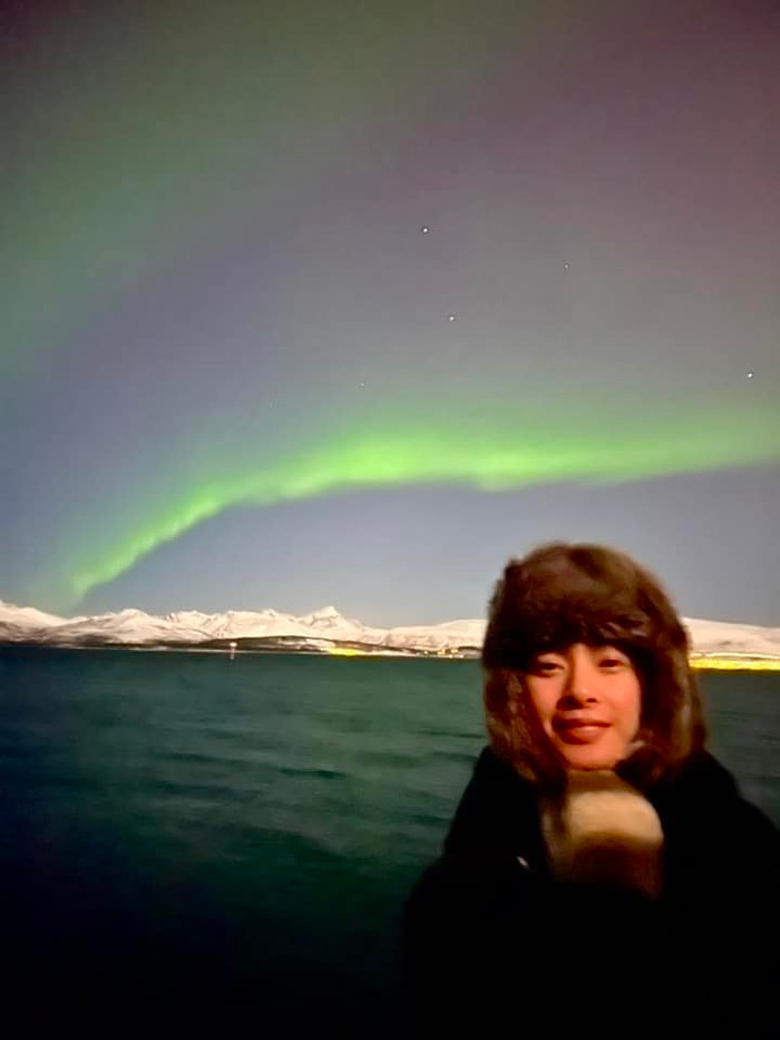 Ngô Thanh Vân không giấu khỏi sự phấn khích khi ngắm nhìn những cảnh đẹp độc đáo