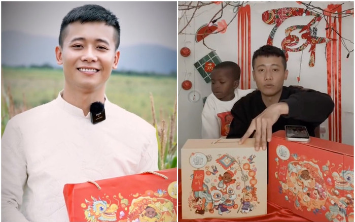 Giữa lúc set quà Tết nhà Lê Dương Bảo Lâm gây tranh cãi, Quang Linh Vlog được dân mạng gọi tên Ảnh 2