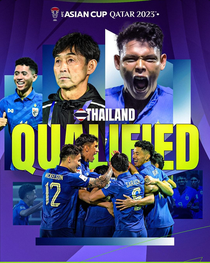 Thái Lan vượt qua vòng bảng với thành tích bất bại. Ảnh: AFC