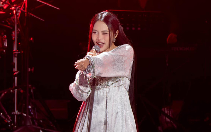 Bị nhạc công ném dùi ra sân khấu lúc đang biểu diễn, Phương Mỹ Chi: 'Anh ghét em lắm hay sao' Ảnh 2