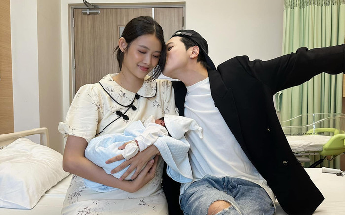 Trương Mỹ Nhân hé lộ diện mạo nhóc tỳ thứ hai, nhan sắc sau sinh nở gây chú ý Ảnh 2