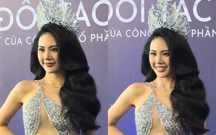 Hiếm hoi đi sự kiện, Bùi Quỳnh Hoa xuất hiện với nhan sắc lạ lẫm Ảnh 2