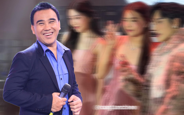 Thấy hai con gái 'mê mệt' một nam ca sĩ tại sự kiện, MC Quyền Linh có hành động bất ngờ Ảnh 2