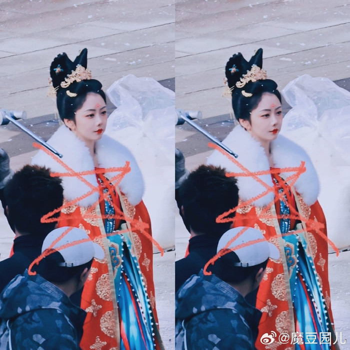 Tạo hình được cho là hỉ phục của Đàm Tùng Vận ở Thục Cẩm Nhân Gia