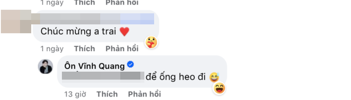 Bình luận của Ôn Vĩnh Quang như ngầm ẩn ý chuyện cưới xin đang đến gần.