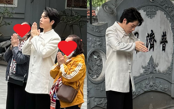 Đức Phúc bị bắt gặp đi chùa cầu tình duyên, nam ca sĩ 'úp mở' một điều Ảnh 2