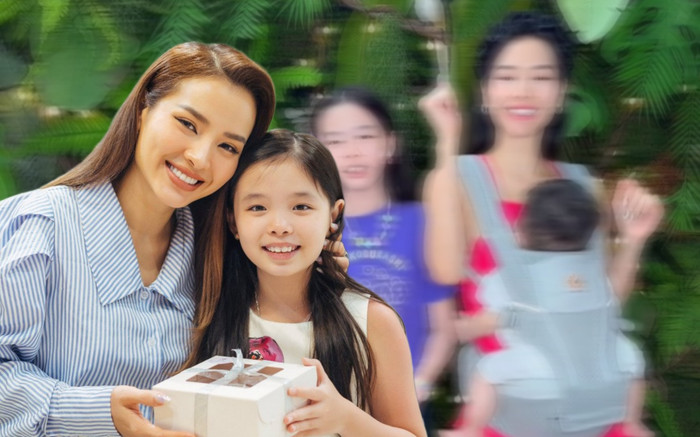 Nhảy múa cùng mẹ và em trai mới sinh, con gái Phương Trinh Jolie 'gây sốt' trước ngoại hình tuổi lên 10 Ảnh 2