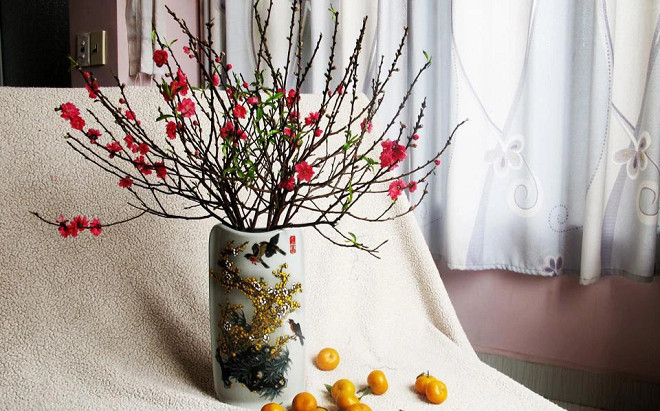 Nhúng cành hoa vào nước ấm và những cách giúp hoa đào 'tỉnh giấc' đúng Tết Ảnh 2