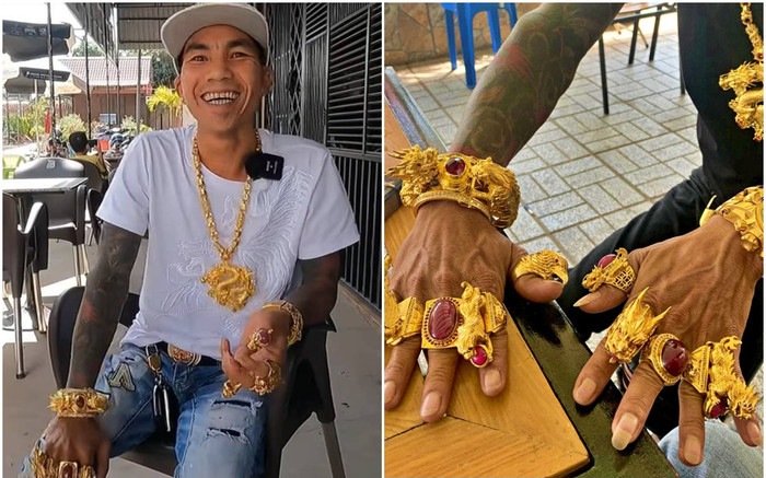 Từng gây xôn xao vì dát 50 cây vàng lên người 2 năm trước, đại gia An Giang giờ ra sao? Ảnh 2