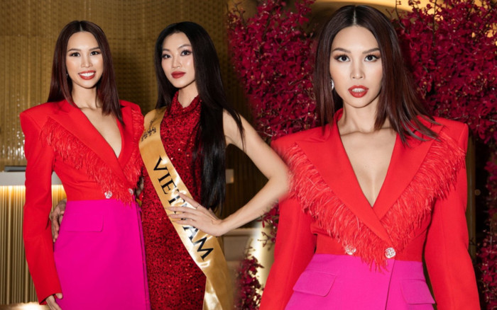 Siêu mẫu Hà Anh nóng bỏng trong ngày đón dàn thí sinh Miss Global 2023 Ảnh 2