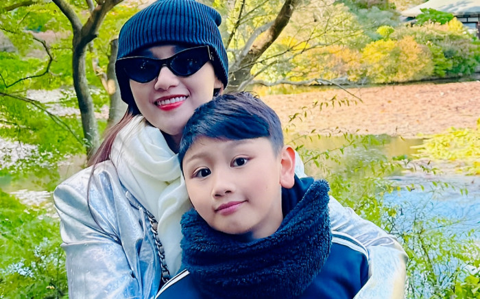 Bà trùm kim cương khét tiếng Vbiz 'flex' chồng giàu, con xinh khiến netizen trầm trồ không ngớt Ảnh 2