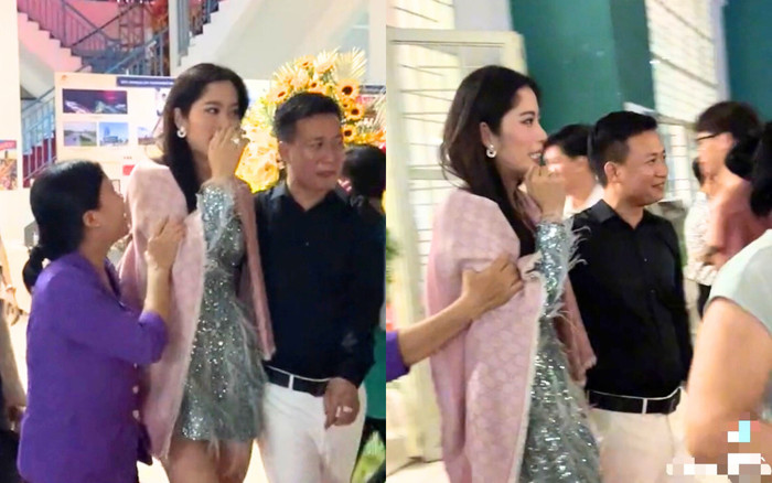 Xôn xao khoảnh khắc Nam Em bám dính chồng sắp cưới, 'lơ đẹp' fan lớn tuổi Ảnh 2