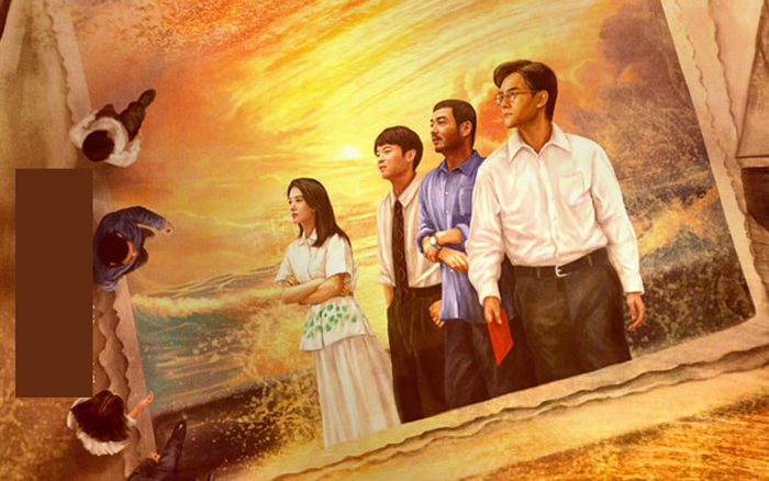 Poster chính thức phim Đại Giang Đại Hà 3 của Vương Khải. Phim lên sóng vào ngày 8/1 trên CCTV1.