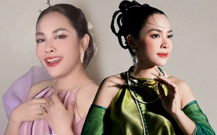 Ngọc Mai khoe nhan sắc lộng lẫy, ngẫu hứng hát chay trong hậu trường: Có mượt mà như thu âm? Ảnh 2