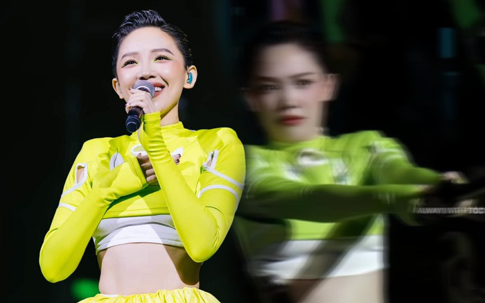 Tóc Tiên bị chụp 'ảnh dìm' trên sân khấu, dân mạng: 'Mặt dạo này tròn trỉn nhìn cưng ghê' Ảnh 2