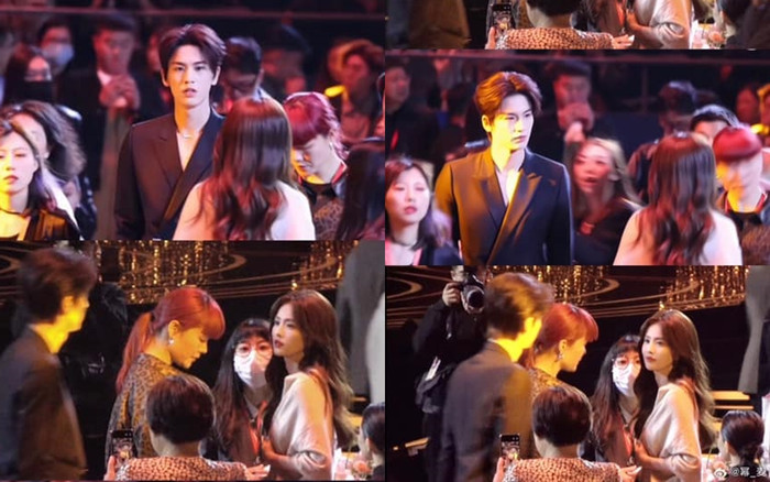 Còn nhớ, tại Đêm hội Weibo năm 2022, Bạch Lộc và Trương Lăng Hách chỉ chạm mắt nhau mà đã leo thẳng lên bảng tìm kiếm nóng trên Weibo. 