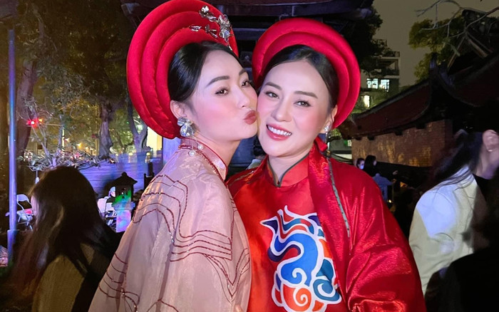 Mẹ bầu Phương Oanh lên đồ đi trẩy hội, nhan sắc thay đổi ra sao? Ảnh 2