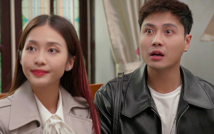 Thanh Sơn có màn kết hợp ăn ý với Khả Ngân trong phim Gia Đình Mình Vui Bất Thình Lình.