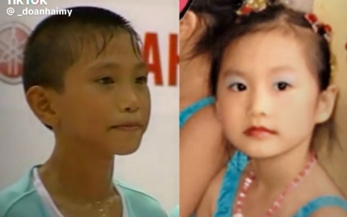 Đoàn Văn Hậu và Doãn Hải My khi còn nhỏ: Có 'tướng phu thê' từ bé Ảnh 2