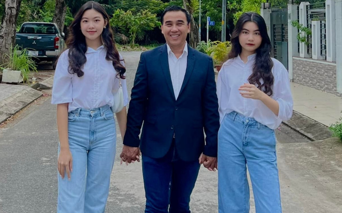 MC Quyền Linh 'gây sốt' khi bắt trend nhảy múa cạnh hai 'ái nữ', thu về hàng triệu lượt xem Ảnh 2