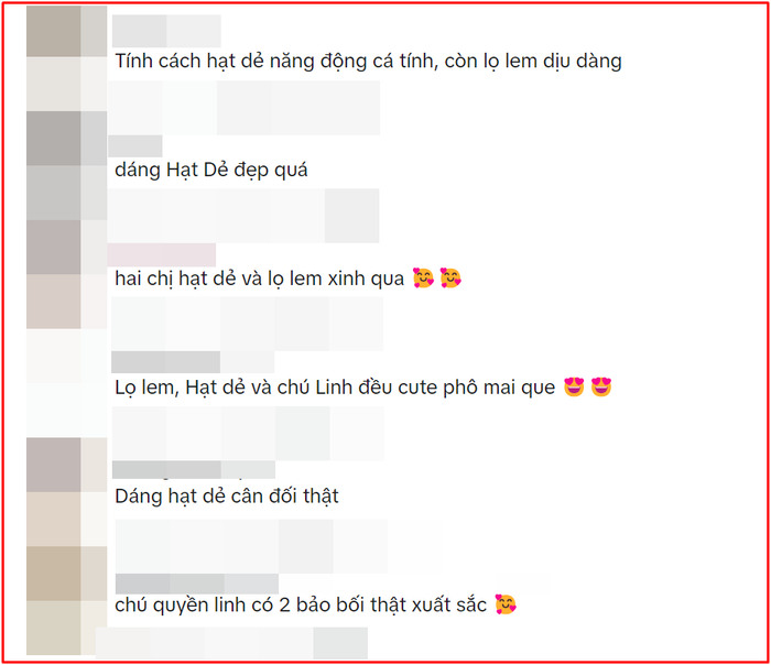 Nhan sắc của chị em Lọ Lem và Hạt Dẻ khiến người hâm mộ không khỏi xuýt xoa.