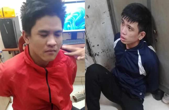 2 thanh niên bị bắt sau thời gian ngắn thực hiện hành vi cướp giật 