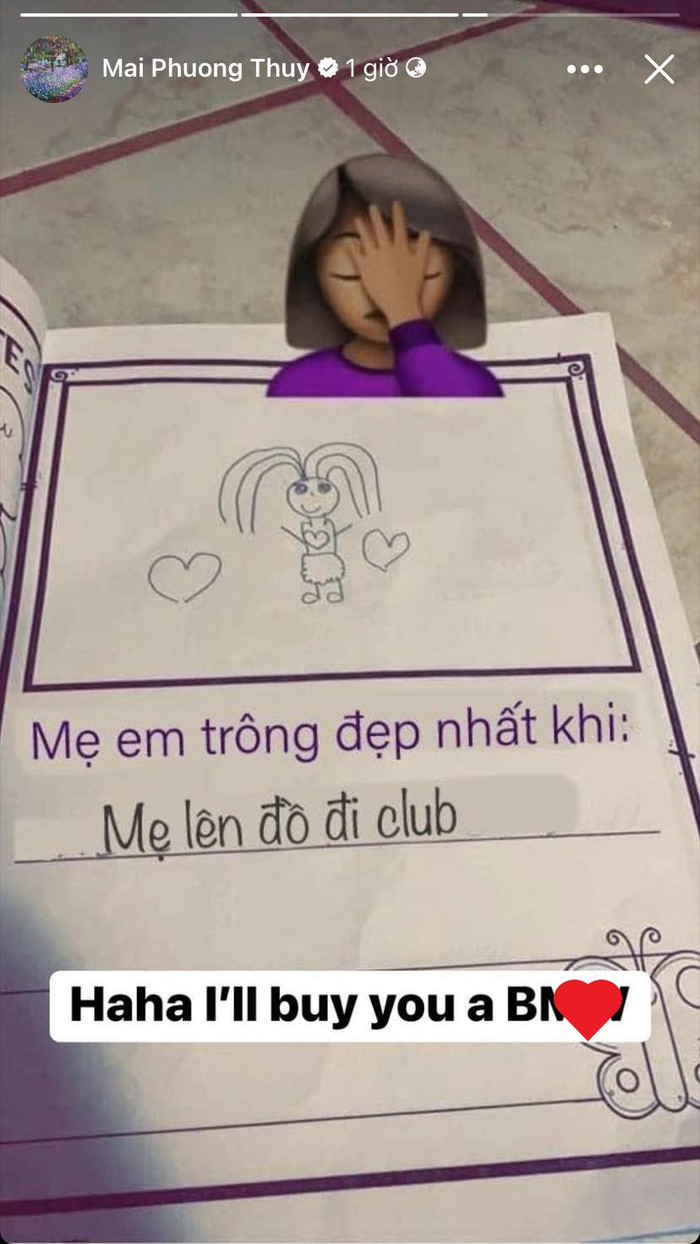 Story mới nhất của Mai Phương Thuý ở trên trang cá nhân