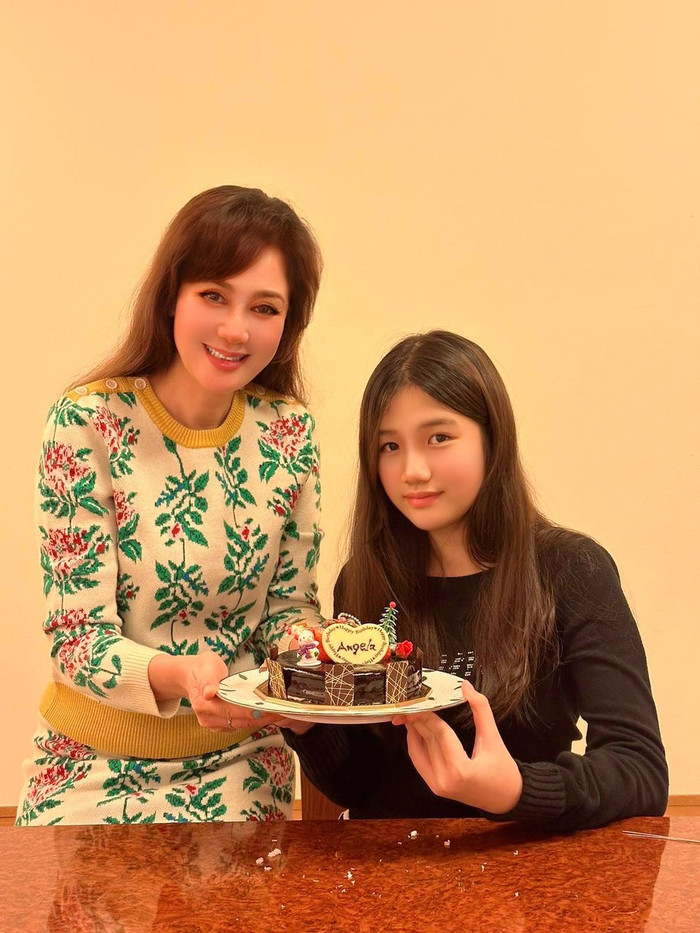 Con gái Hoa hậu Đàm Lưu Ly thừa hưởng nhiều nét đẹp của mẹ.