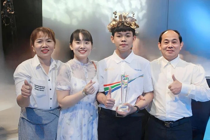Thành tích mà Trung Kiên vừa đạt được là niềm tự hào của gia đình, bạn bè, thầy cô