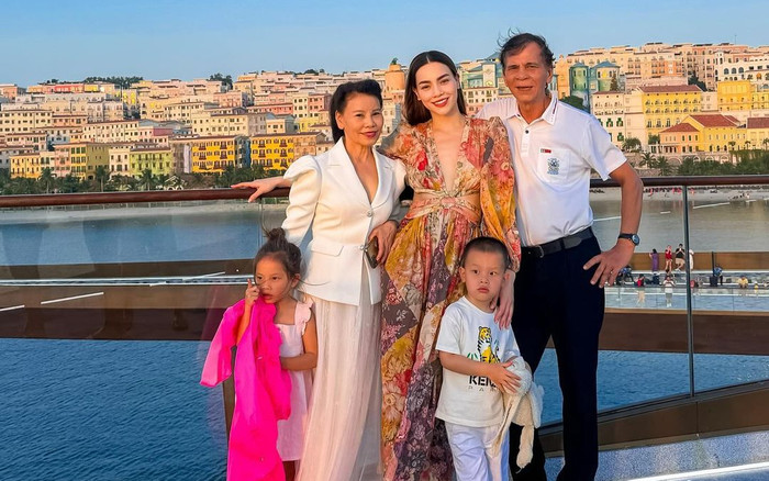 Khung hình ngập tràn visual, đẹp mãn nhãn của ba thế hệ gia đình Hồ Ngọc Hà Ảnh 2