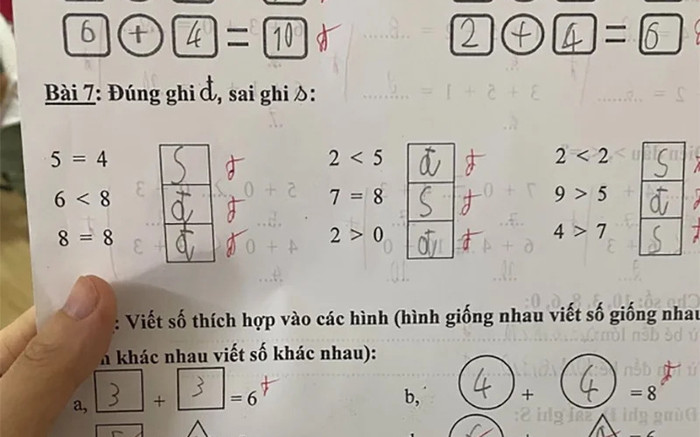 Đáp án '5+0=5' bị cô giáo chấm sai, mẹ đăng đàn nhờ giải hộ và kết quả gây bất ngờ Ảnh 2