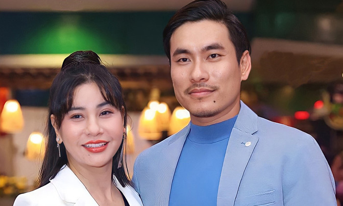 Cát Phượng rạng rỡ trong bộ ảnh cưới, thân mật với người đàn ông trẻ tuổi hậu chia tay Ảnh 4