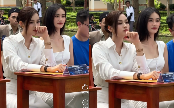 Tin đồn bất hoà 'nổ ra' vào cuối tháng 6/2024 khi Đỗ Thị Hà bị soi biểu cảm đơ cứng, 'lạnh như băng' khi ngồi cạnh đàn em - Hoa hậu Ý Nhi.