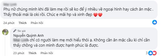 Vợ Duy Mạnh có quan điểm rõ ràng. Ảnh chụp màn hình