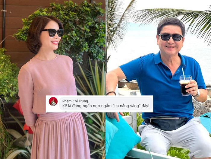 NSƯT Chí Trung duyên dáng 'thả thính' khi bạn gái đăng ảnh. 