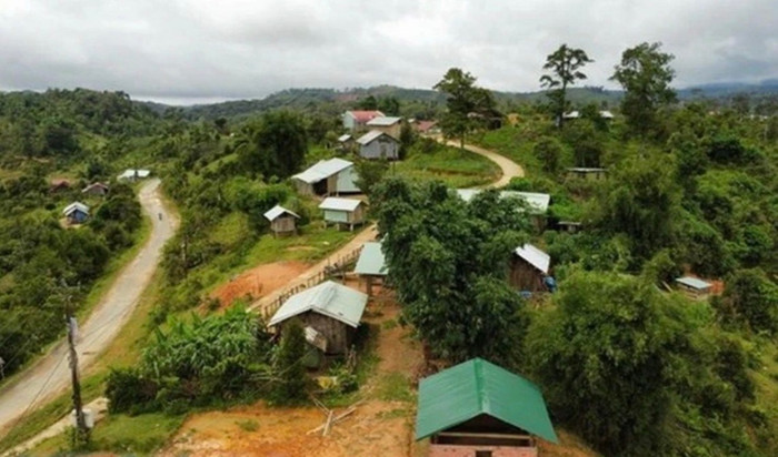 Kon Plong, nơi xảy ra động đất liên tục trong nhiều tháng qua.